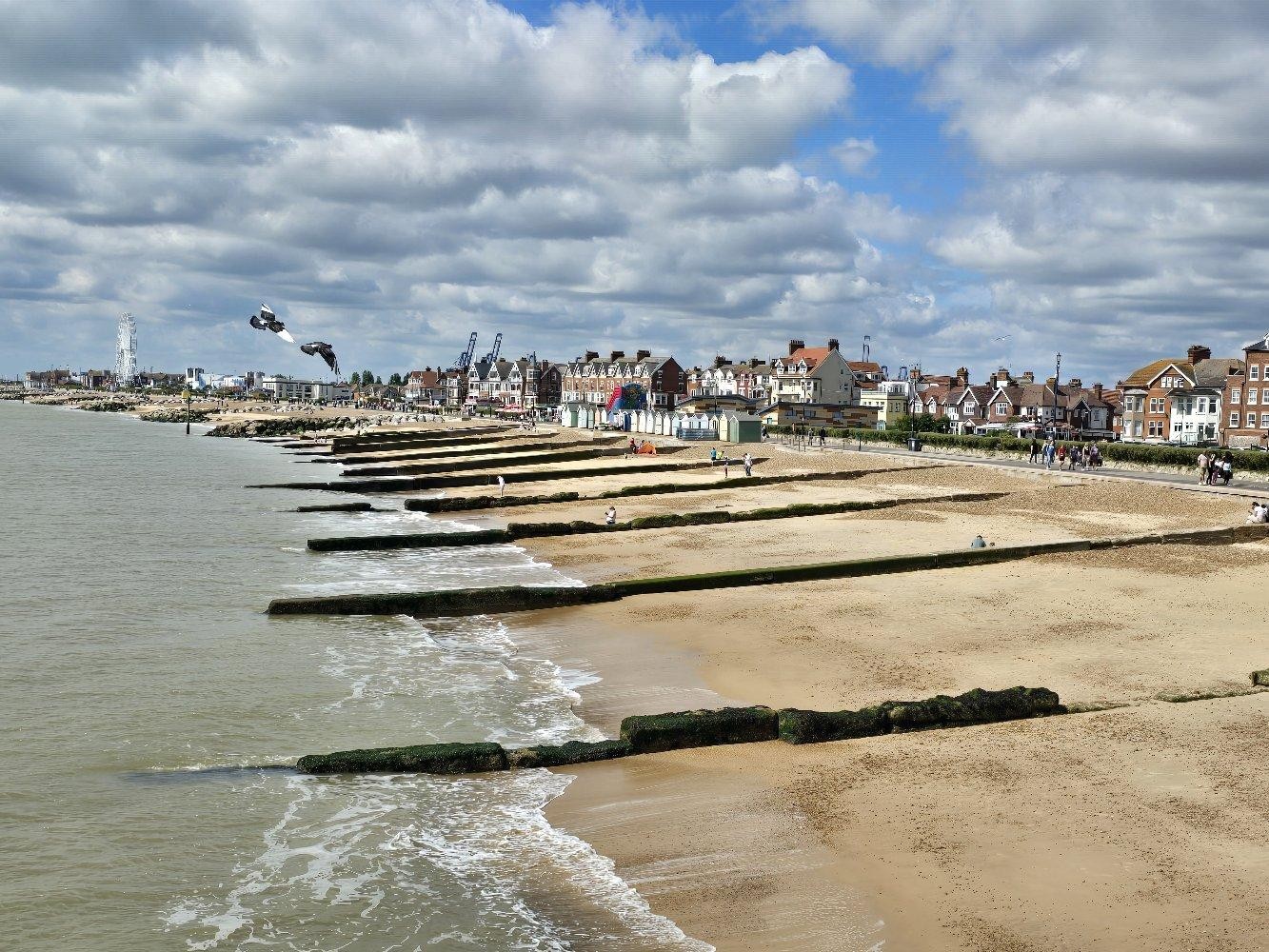 Felixstowe seafront, Suffolk wall art print